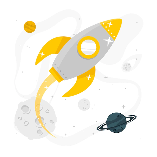 Free Vector | Outer space concept illustration