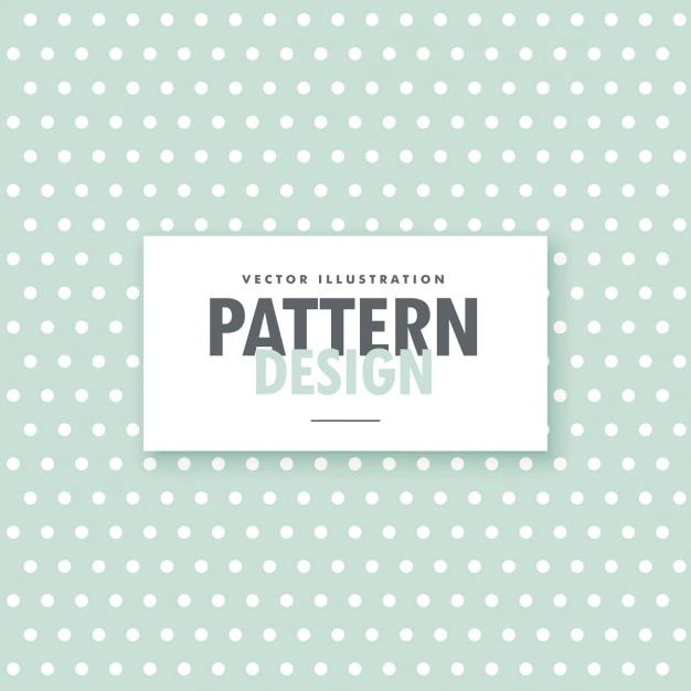 Free Vector | Pattern of white dots on a green background