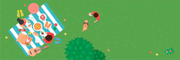Free Vector | Picnic in the park