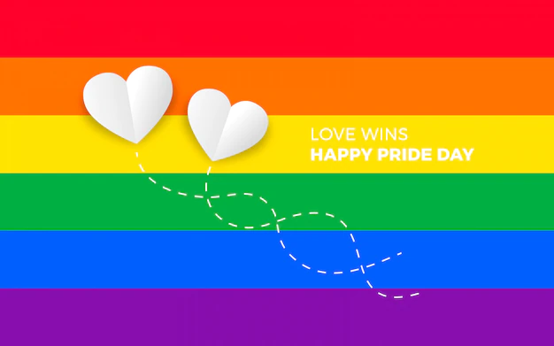 Free Vector | Pride day background