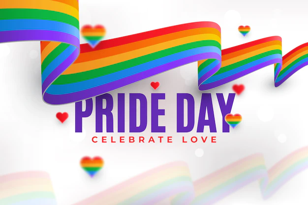 Free Vector | Pride day flag concept