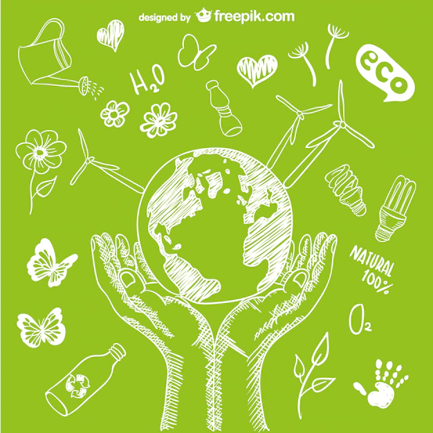 Free Vector | Protect the environment vector