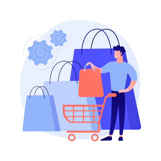 Free Vector | Purchasing habits abstract concept