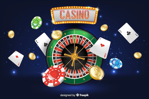 Free Vector | Realistic casino background