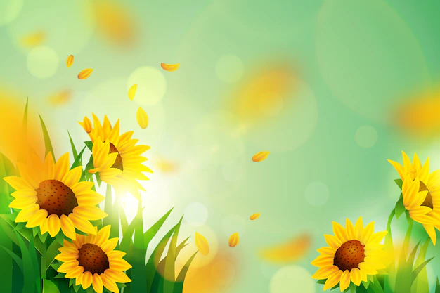 Free Vector | Realistic spring background