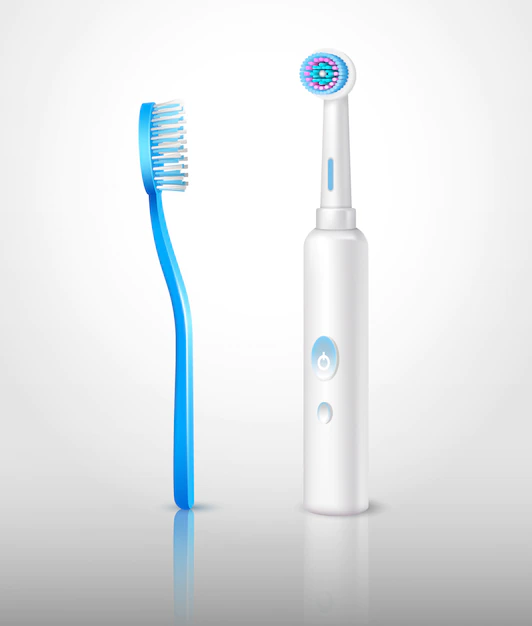 Free Vector | Realistic toothbrushes set