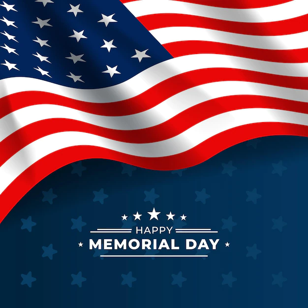 Free Vector | Realistic usa memorial day illustration