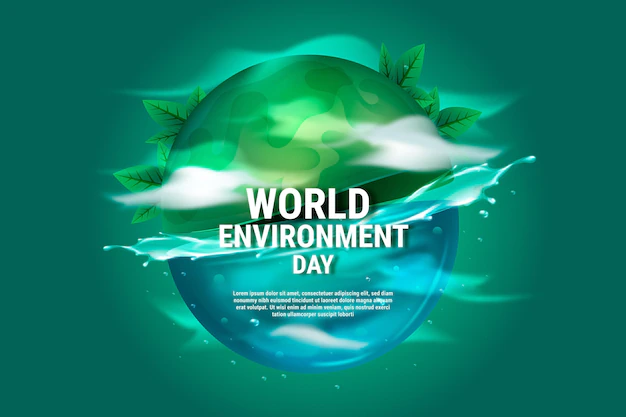 Free Vector | Realistic world environment day illustration
