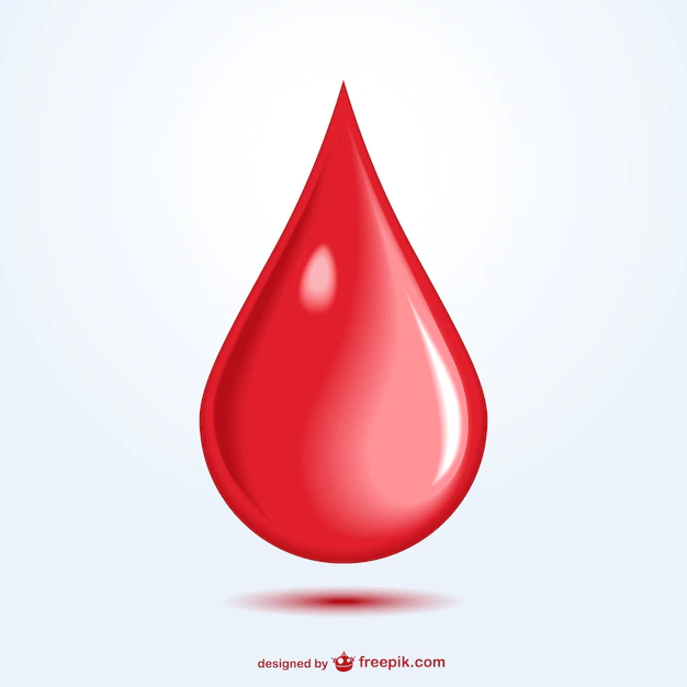 Free Vector | Red blood drop