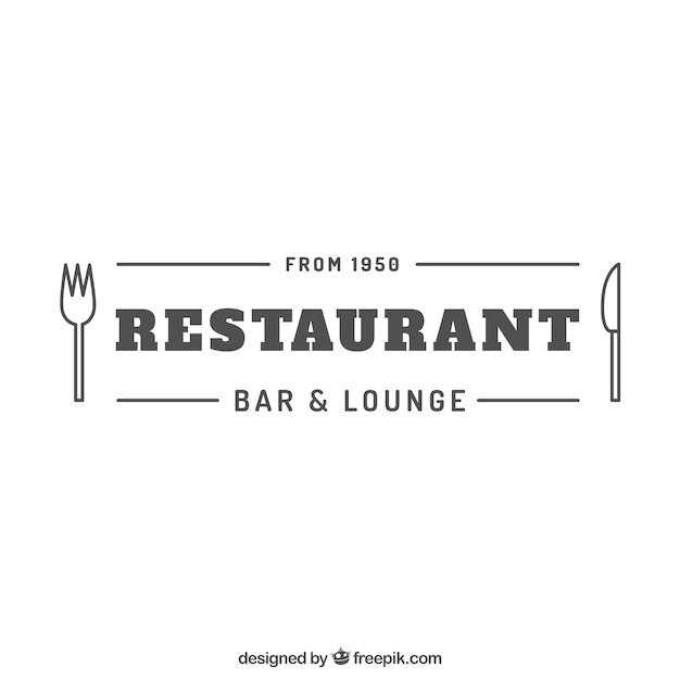 Free Vector | Restaurant logo