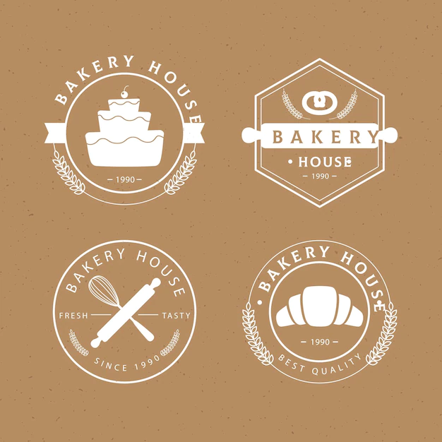 Free Vector | Retro bakery badge collection