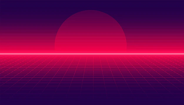 Free Vector | Retro gradient background in linear style