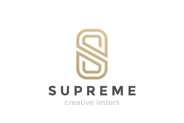 Free Vector | S letter luxury abstract logo