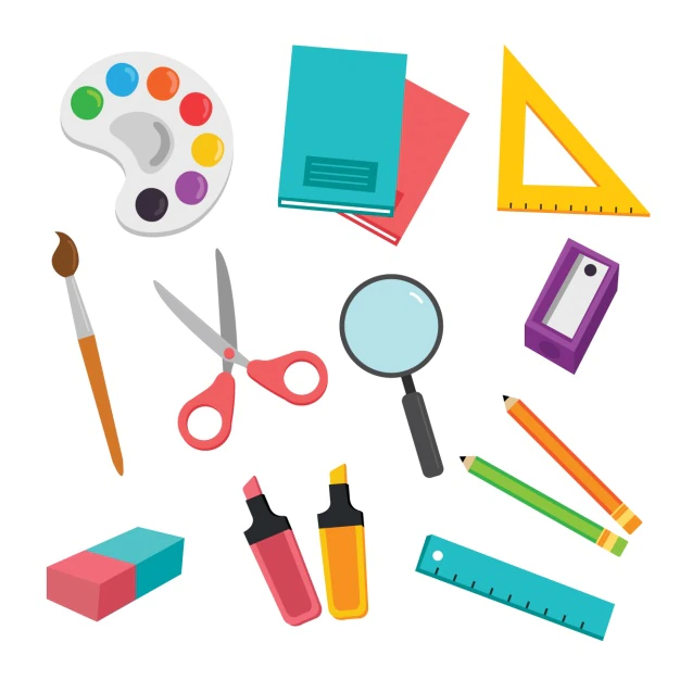 Free Vector | School elements collection