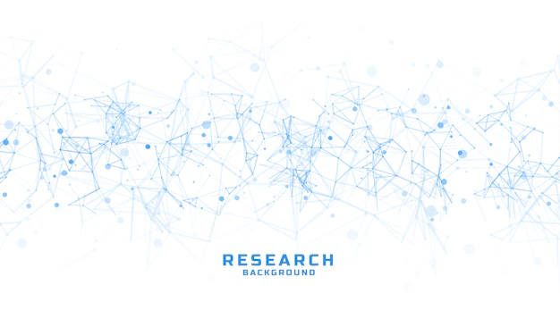 Free Vector | Science and research background with abstract lines