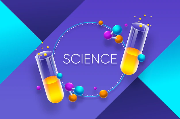 Free Vector | Science colorful realistic background