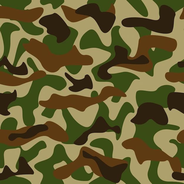 Free Vector | Seamless camouflage pattern green and brown colors