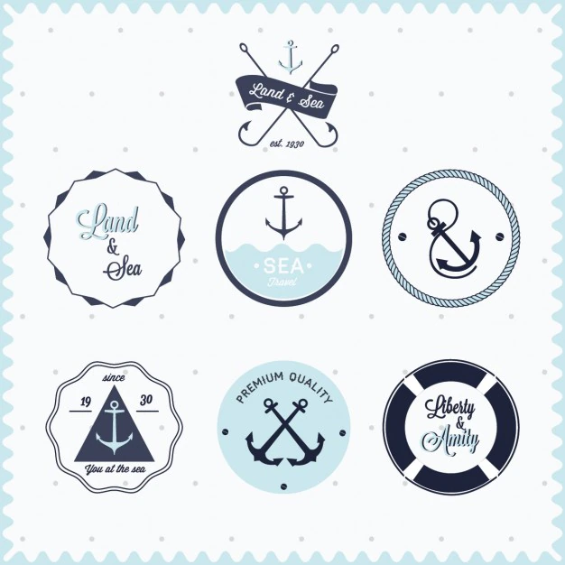 Free Vector | Seaworthy badges