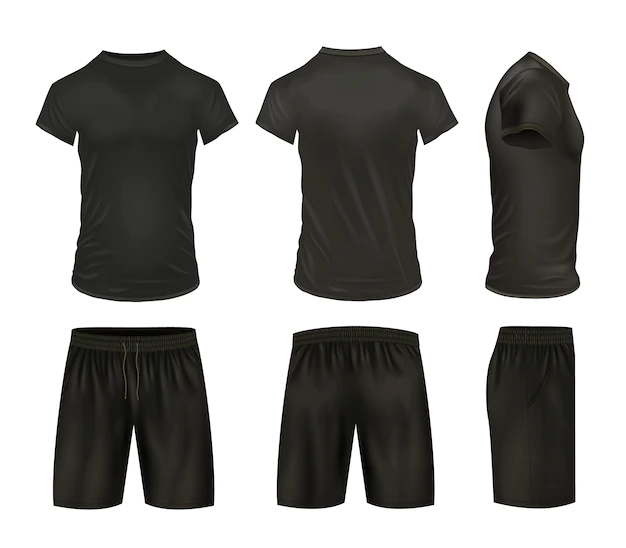 Free Vector | Shirts and shorts set