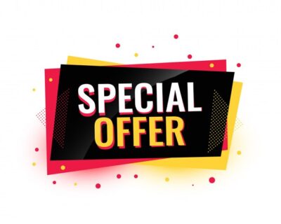 Free Vector | Special offer creative sale banner design