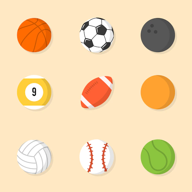 Free Vector | Sport balls collection