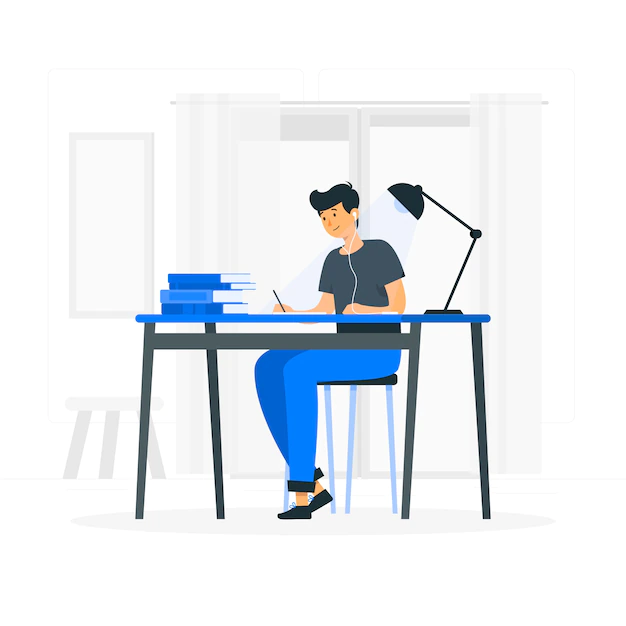 Free Vector | Studying concept illustration