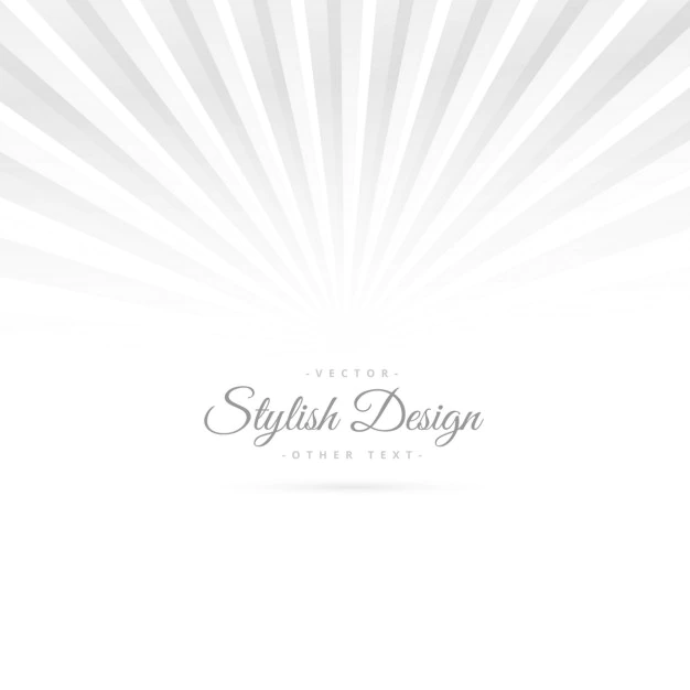 Free Vector | Stylish white background with rays