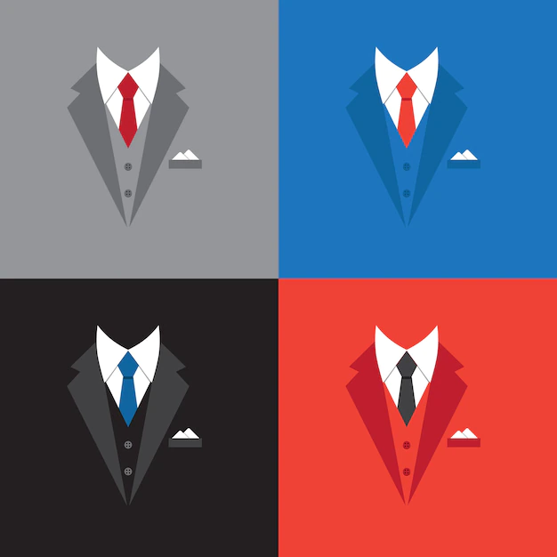 Free Vector | Success leader concept illustration, businessman suit in flat design
