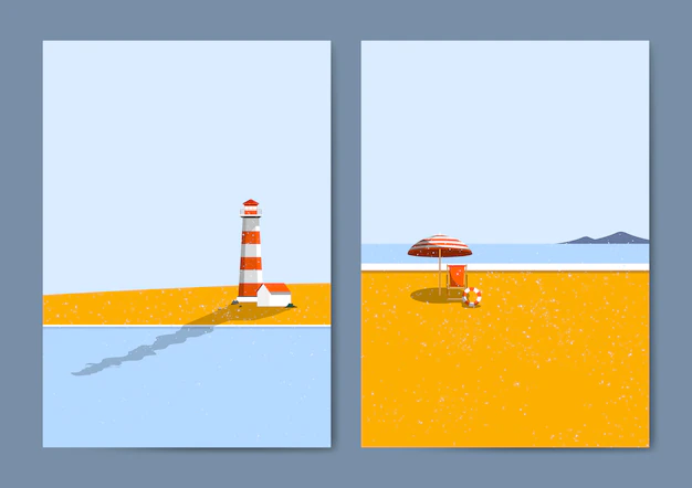 Free Vector | Summer beach