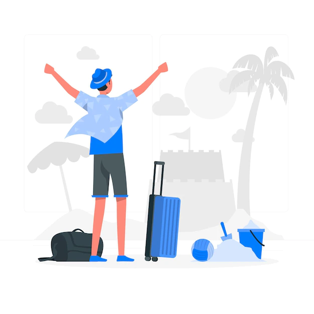 Free Vector | Traveling concept illustration