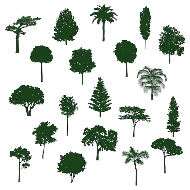 Free Vector | Tree collection