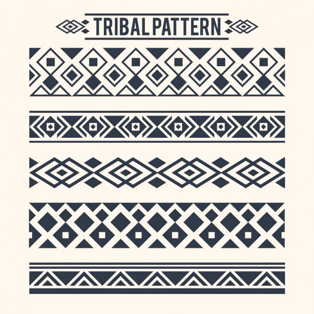 Free Vector | Tribal separators collection