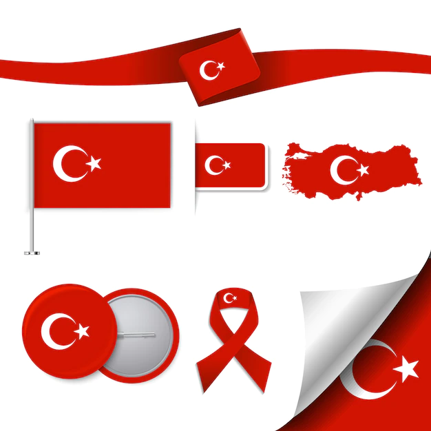 Free Vector | Turkey representative elements collection