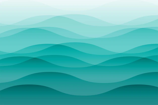 Free Vector | Turquoise ocean color sea waves with ripples background