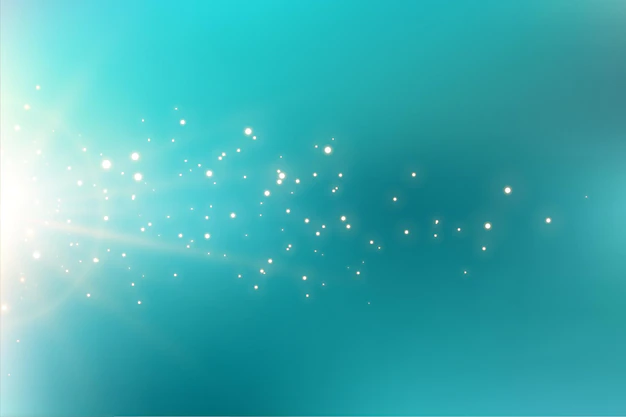 Free Vector | Turquoise with sparkling light flare effect