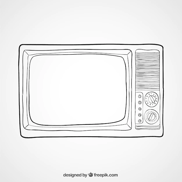 Free Vector | Tv illustration