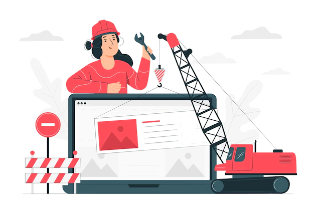 Free Vector | Under construction concept illustration