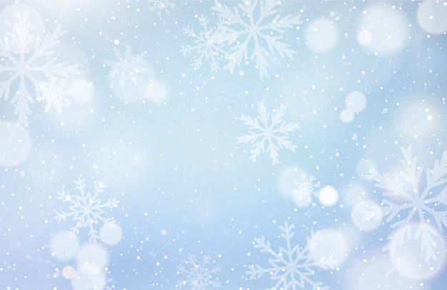 Free Vector | Unfocussed winter background with snowflakes