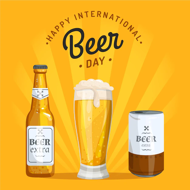 Free Vector | Various containers for beer flat design