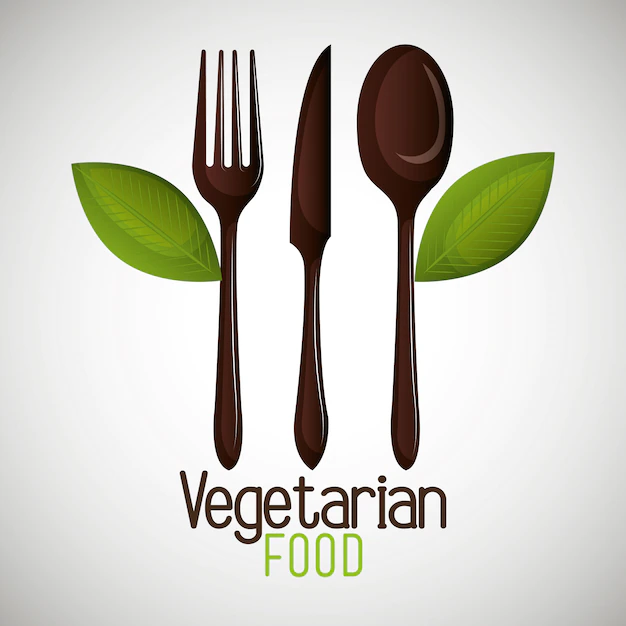 Free Vector | Vegetarian food menu