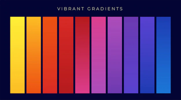 Free Vector | Vibrant colorful set of gradients