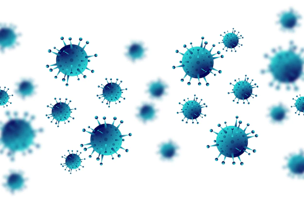 Free Vector | Virus infection or bacteria flu background