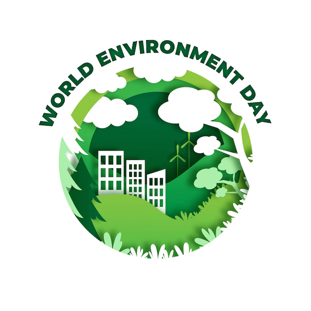 Free Vector | World environment day illustration in paper style