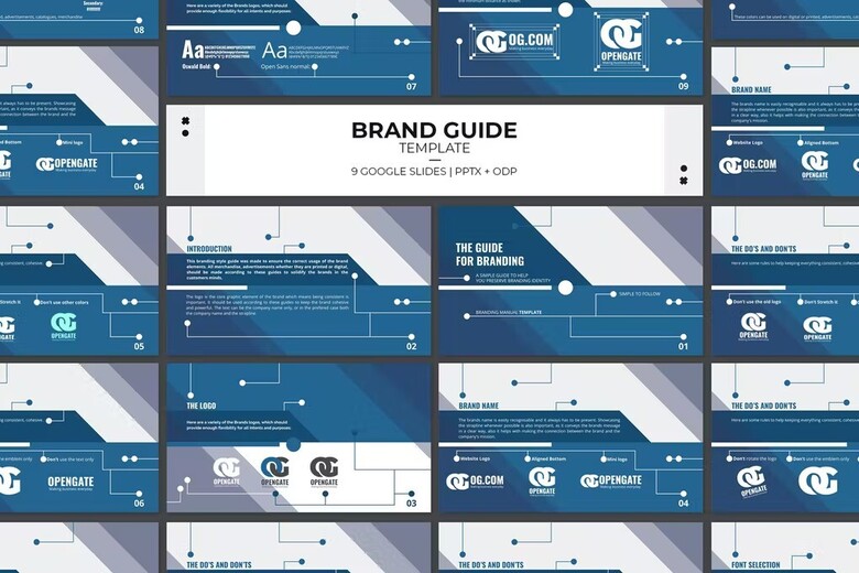 Google-Slides-Brand-Guidelines-Template-free-download 
