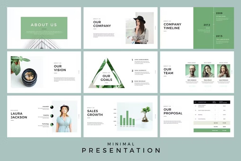 Minimal-Presentation-PowerPoint-Template-free-download