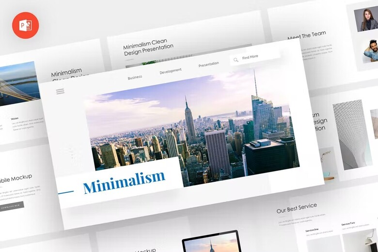 Minimalism-Minimal-PowerPoint-Template-free-download