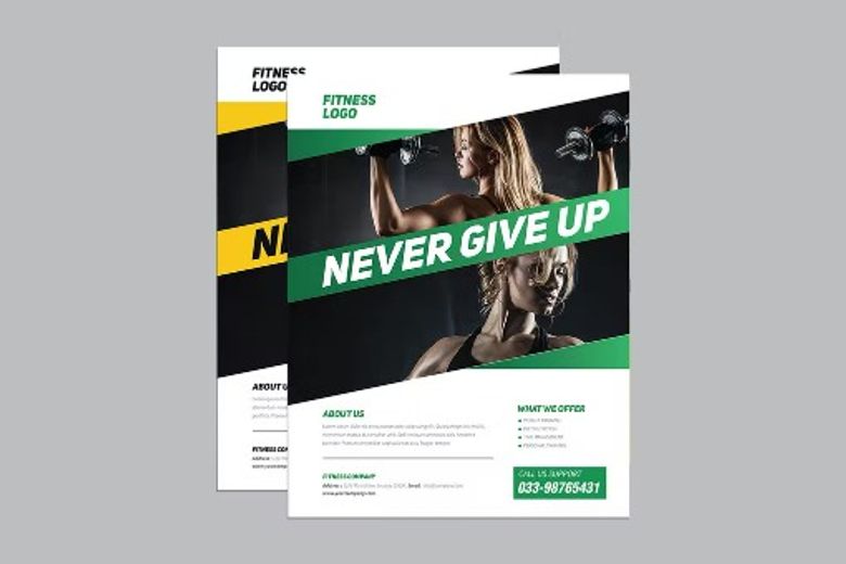 Professional Fitness Flyer free download 