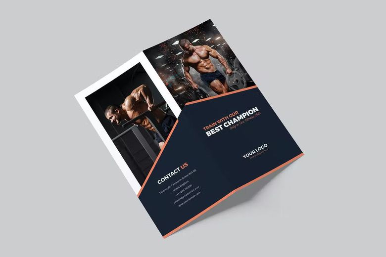 Brochure – Gym Bi-Fold DL free download