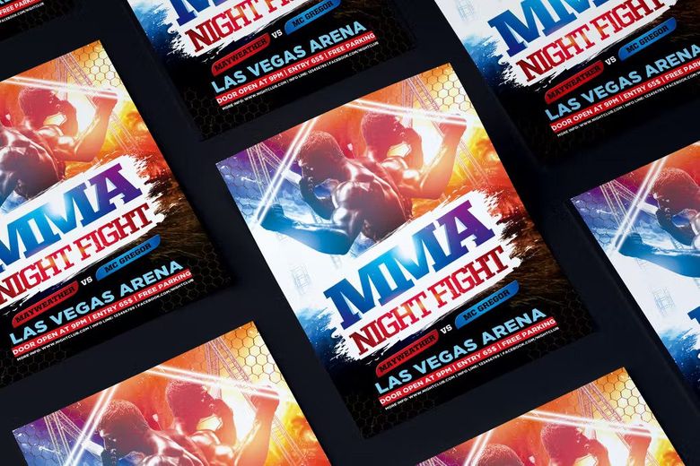 MMA Flyer free download