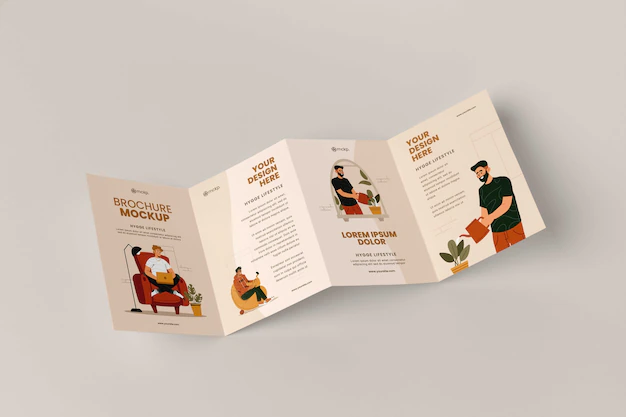 Free PSD | Brochure studio design mockup